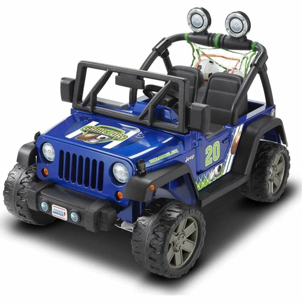 fisher price power wheels gameday jeep wrangler