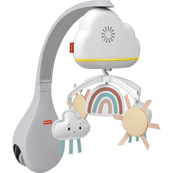 fisher price rainbow showers bassinet to bedside mobile 1