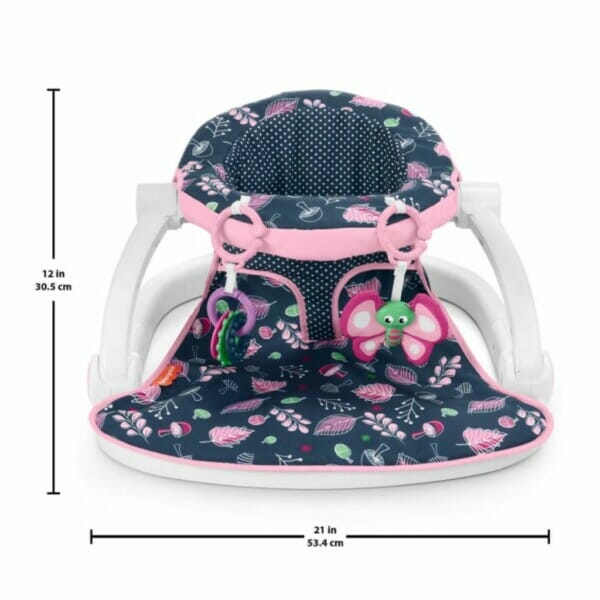 fisher price sit me up floor seat with removable toys, forest finds (2)