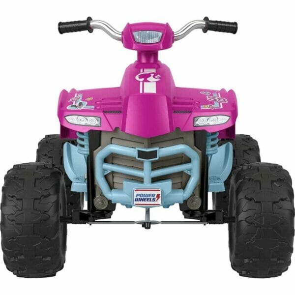 power wheels barbie pink racing atv