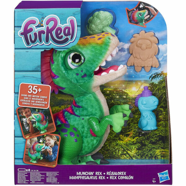 furreal munchin rex baby dino pet, 35+ sound and motion combinations2