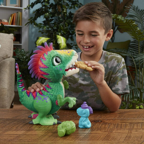furreal munchin rex baby dino pet, 35+ sound and motion combinations3