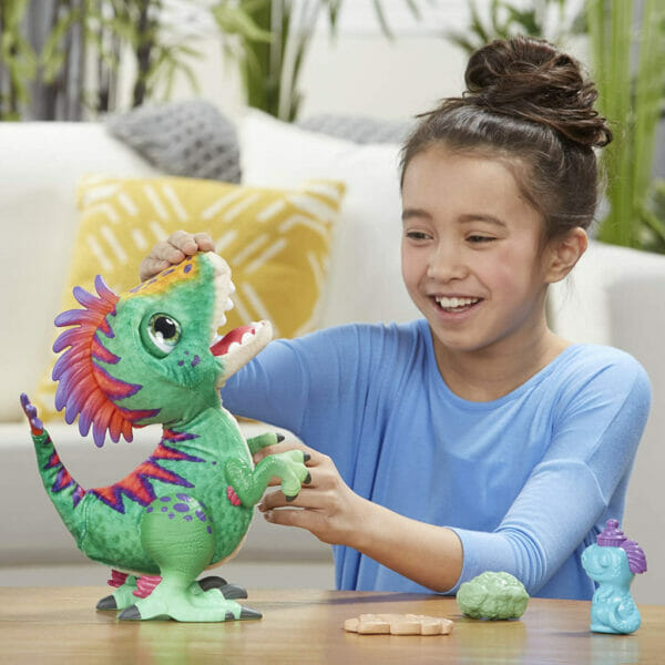 furreal munchin rex baby dino pet, 35+ sound and motion combinations6