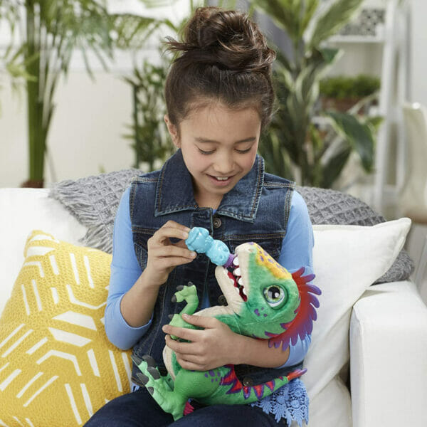 furreal munchin rex baby dino pet, 35+ sound and motion combinations8