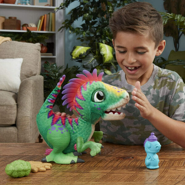 furreal munchin rex baby dino pet, 35+ sound and motion combinations9