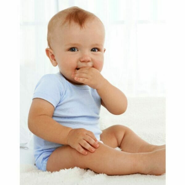 bkids baby bodysuit lightblue