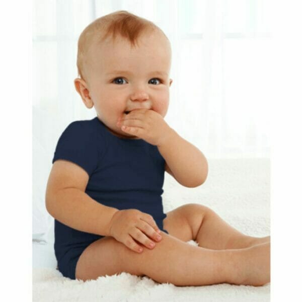 bkids baby bodysuit navyblue