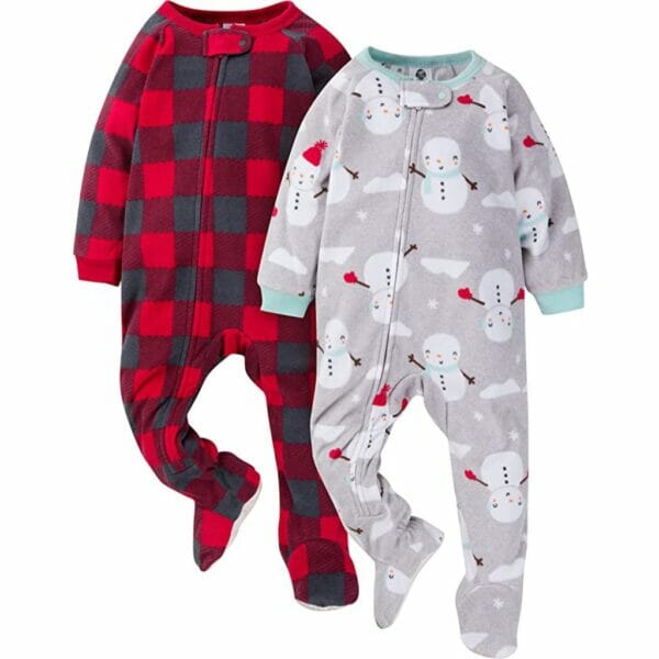 Gerber 2-Pack Baby & Toddler Frosty Fleece Pajamas