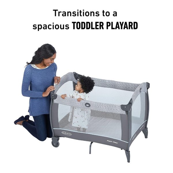 graco pack n play close2baby playard, derby (4)