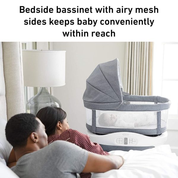 graco sense2snooze bassinet with cry detection hamilton2