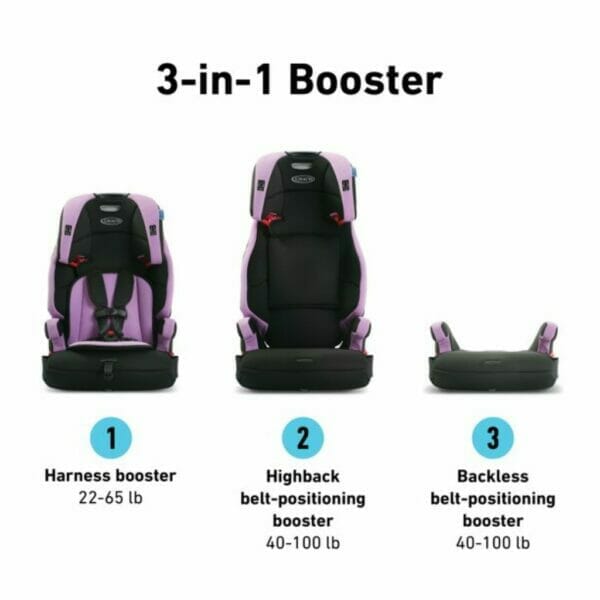 graco wayz 3 in 1 harness booster, marley3