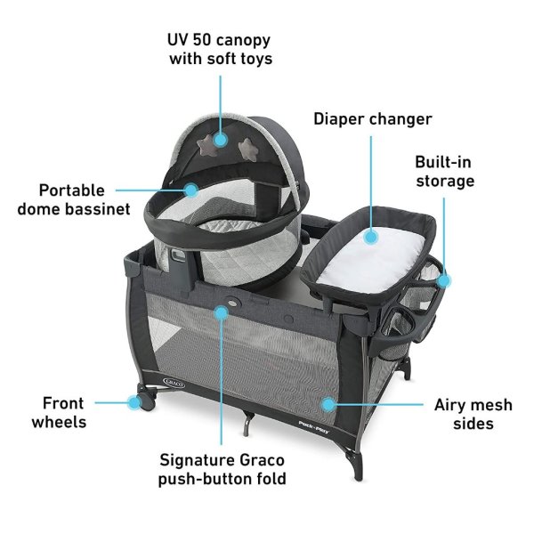 pack 'n play® travel dome™ lx playard redmon5