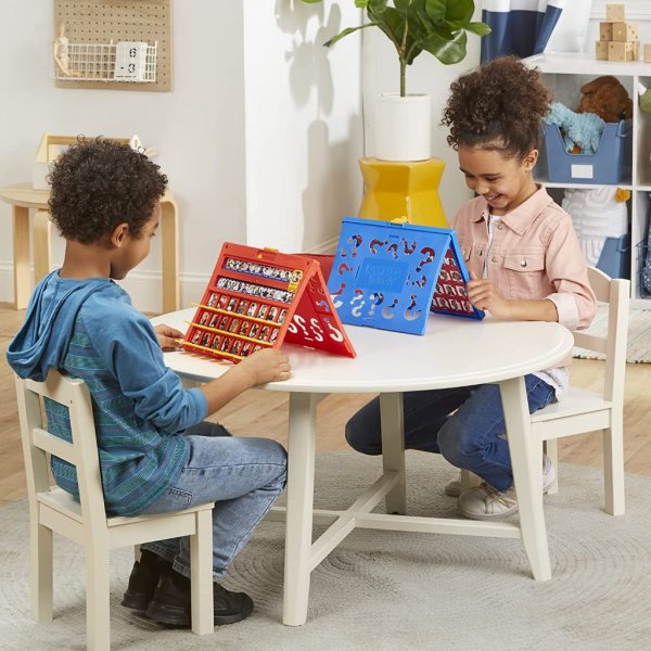 guess who original, easy to load frame, double sided character sheet, 2 player board games for kids (4)