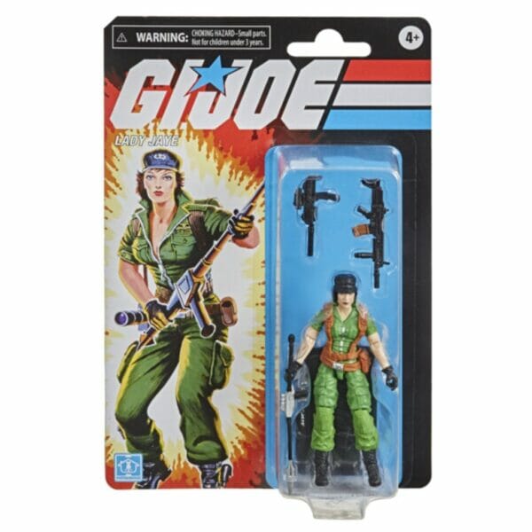 g.i. joe retro lady jaye 3.75 inch collectible action figure1