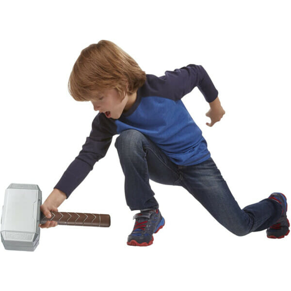 marvel thor battle hammer role play toy, weapon accessory inspired by the marvel comics super hero (2)