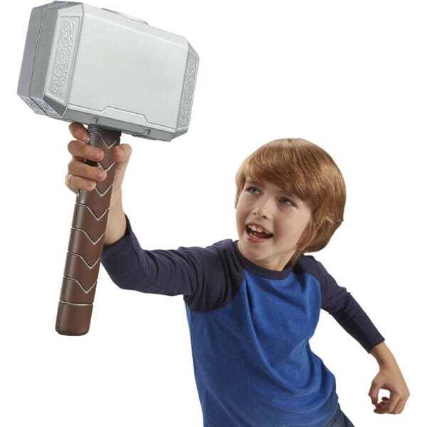 marvel thor battle hammer role play toy, weapon accessory inspired by the marvel comics super hero (3)
