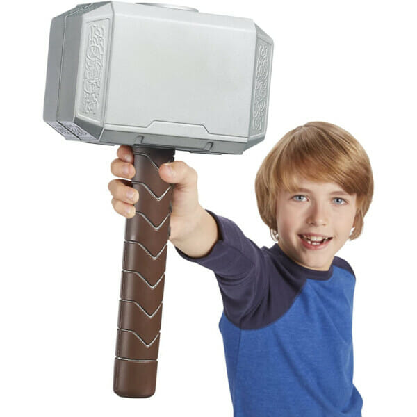 marvel thor battle hammer role play toy, weapon accessory inspired by the marvel comics super hero (5)