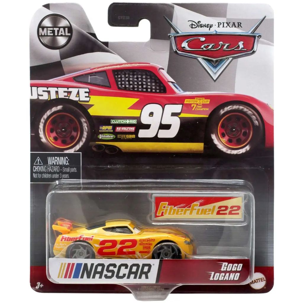 disney pixar cars nascar gogo logano