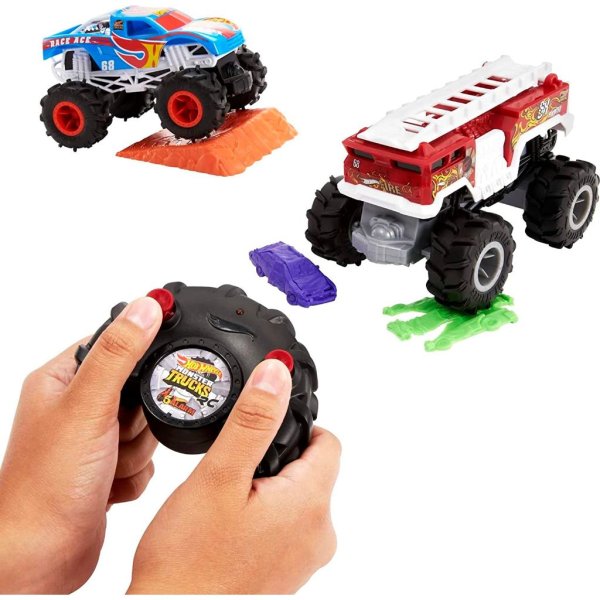 hot wheels 1 24 scale demolition doubles rc
