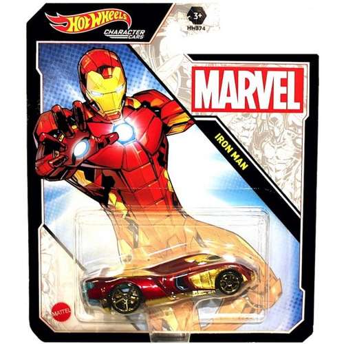 hot wheels character cars iron man