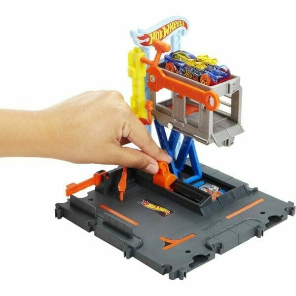 hot wheels city downtown repair station playset (2)