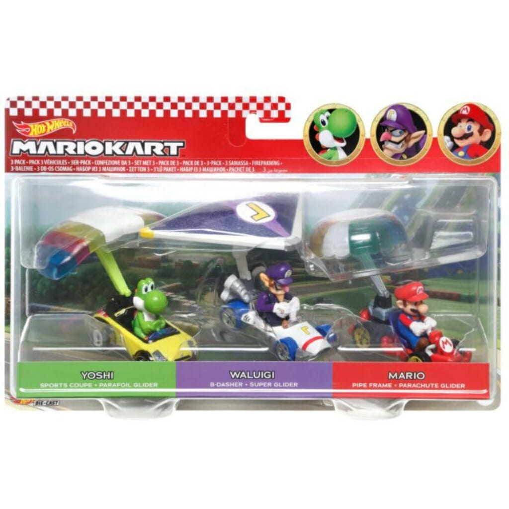 hot wheels mario kart 3 pack (assortment)