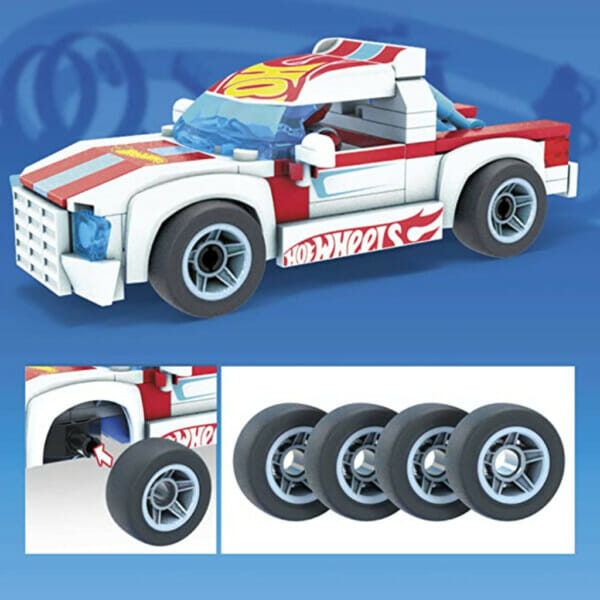 hot wheels mega construx rodger dodger & hot wheels racing2
