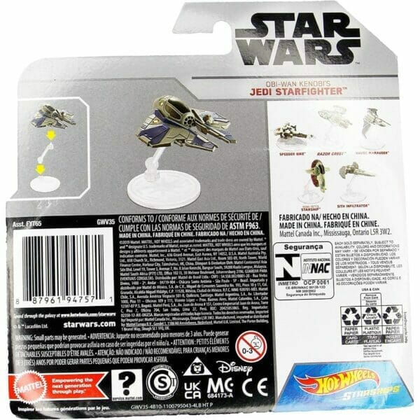 hot wheels star wars starships jedi starfighter die cast vehicle5