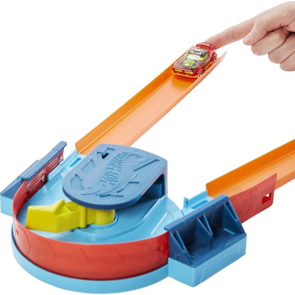 hot wheels track builder pack assorted curve kicker pack (5)
