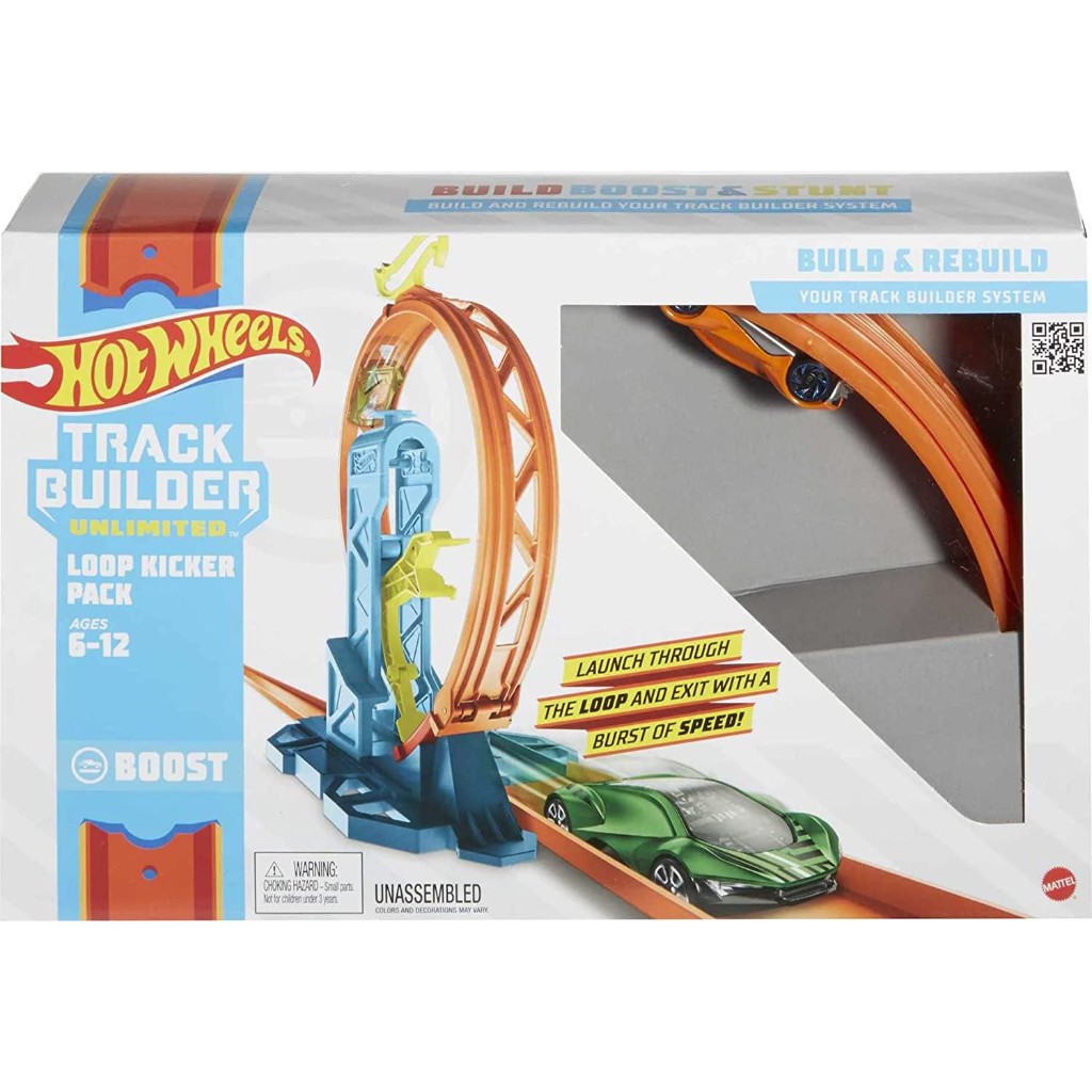 hot wheels track builder pack assorted loop kicker pack (2)