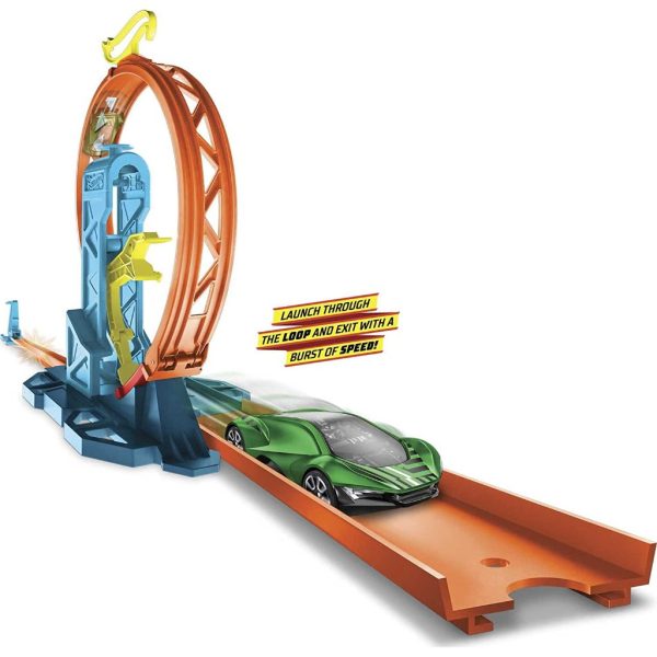 hot wheels track builder pack assorted loop kicker pack (5)