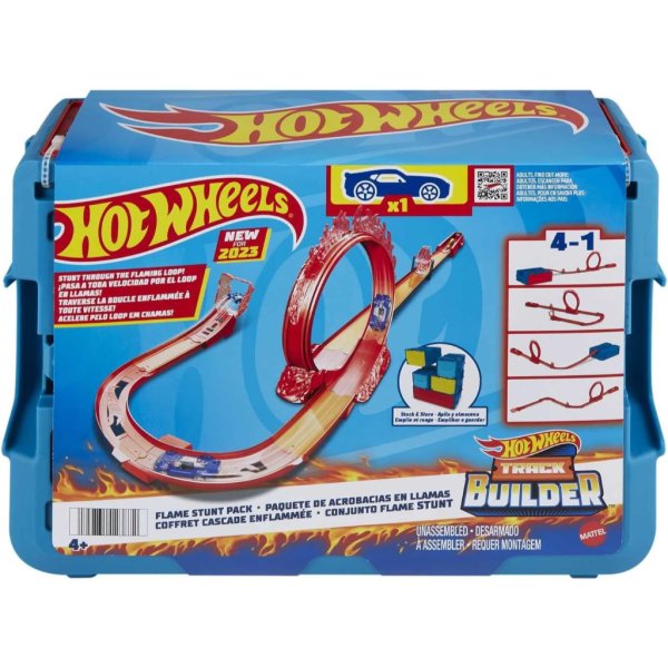 hot wheels track builder playset flame stunt pack1