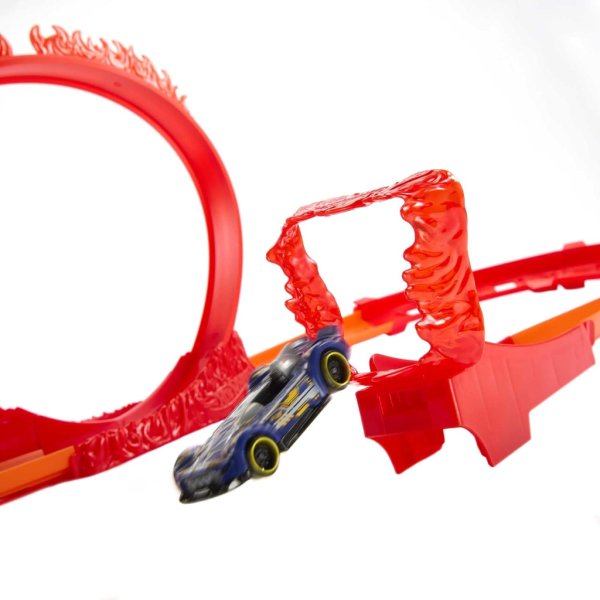 hot wheels track builder playset flame stunt pack4