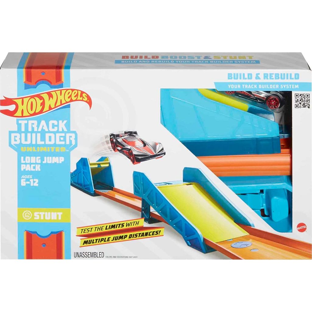 hot wheels track builder unlimited long jump pack5