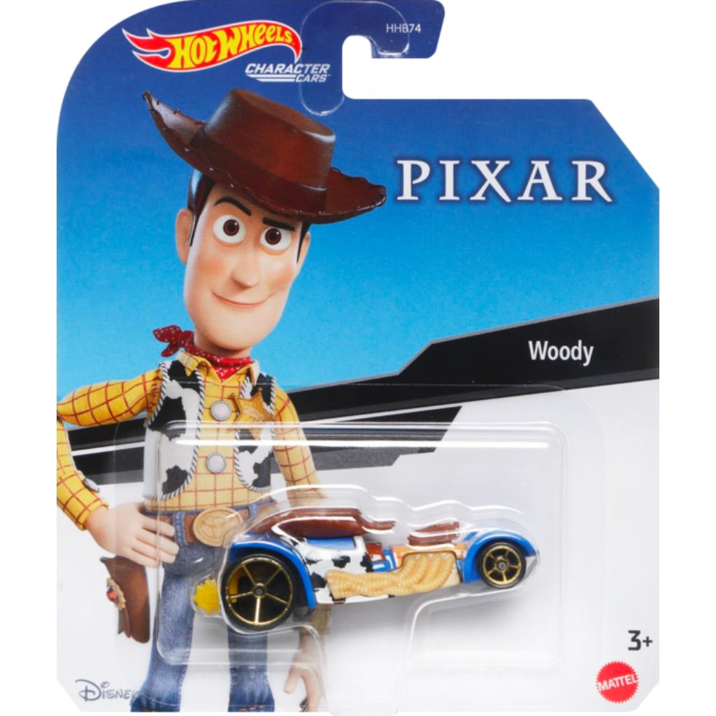 toy story woody pixar hot wheels character cars 1 64th scale vehicle