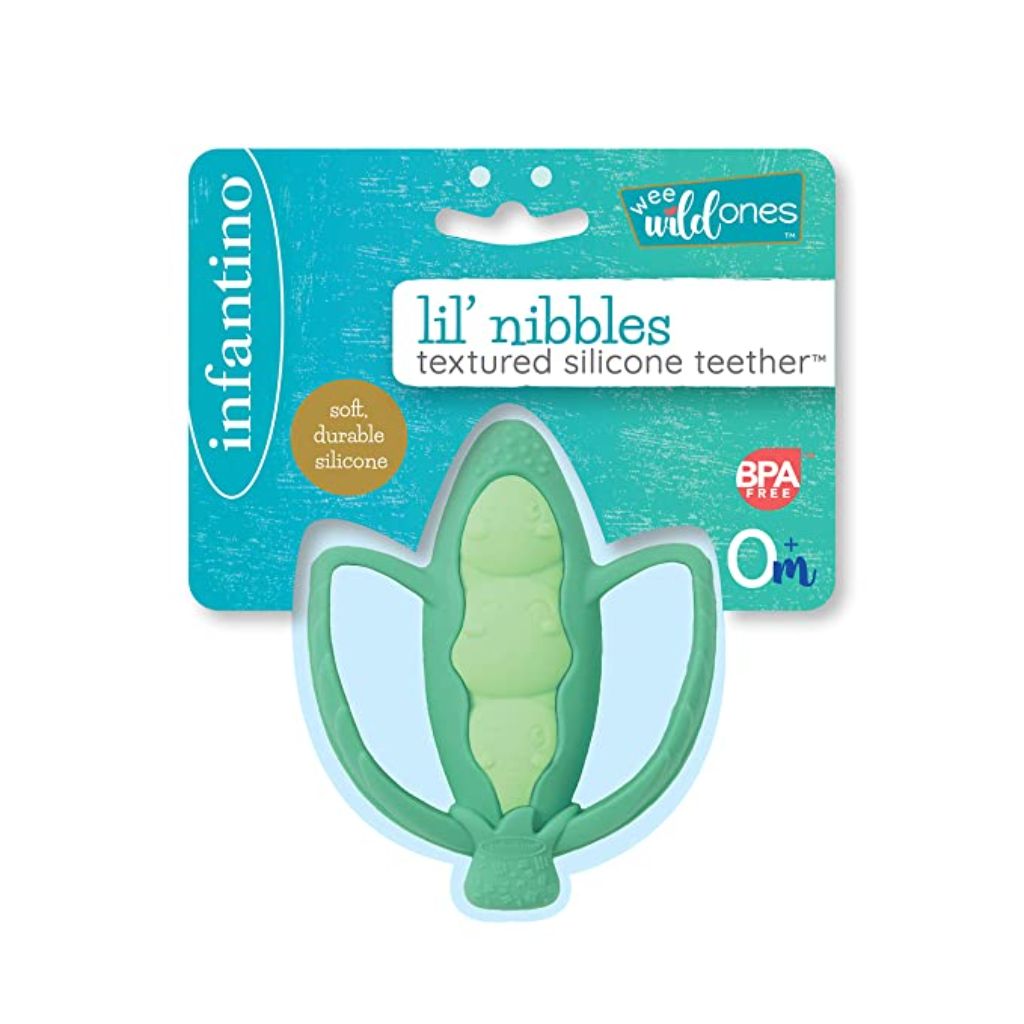 infantino lil' nibble teethers pea pod 6