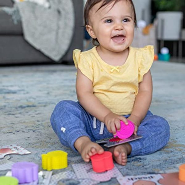 infantino my 1st sensory & shapes puzzle set 6
