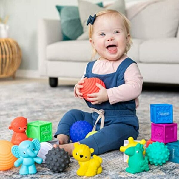 infantino sensory balls, blocks & buddies 20 piece set 2