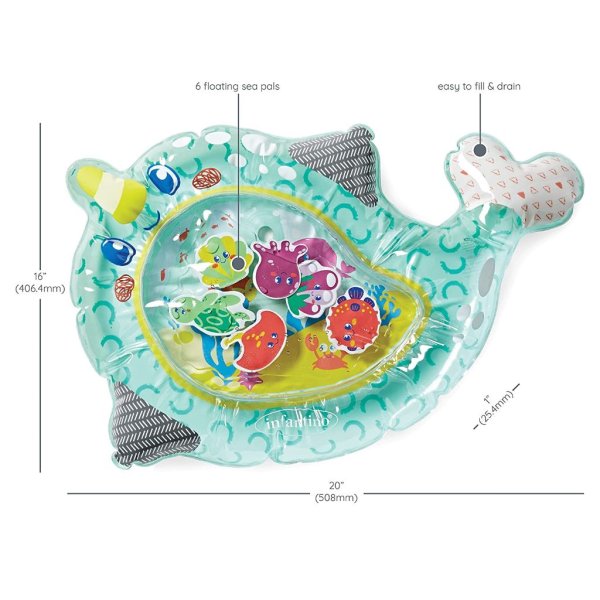 infantino wee wild ones pat & play water mat3