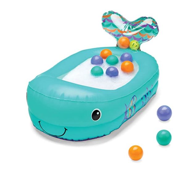 infantino whale bubble inflatable bath 1