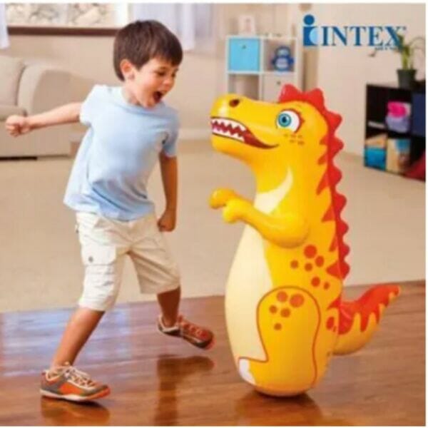 INTEX 3D Bop Bag Dinosaur - Inflatable Blow Up Punching Bag