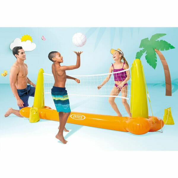 intex wet set inflatable water volleyball set, 239x64x91 cm2