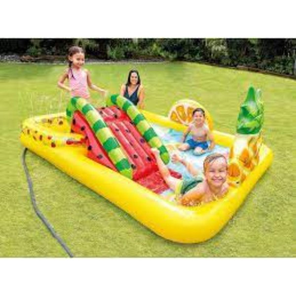 intex fun 'n fruity inflatable play center, for ages 2+, multicolor2