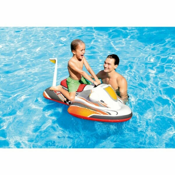 wave rider ride on inflatable pool float 1