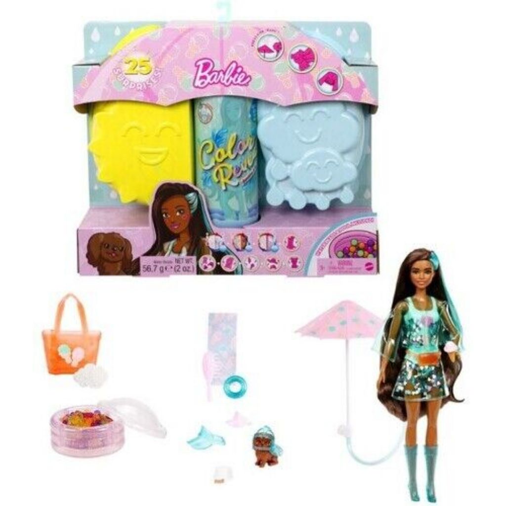 barbie color reveal sunshine and sprinkles doll & accessories