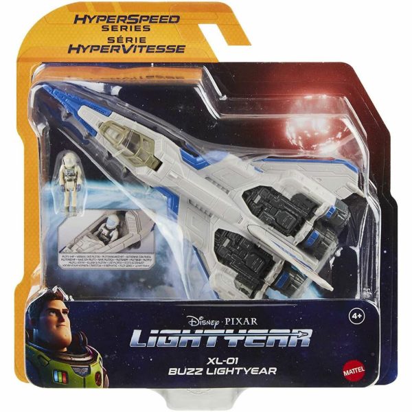 disney pixar lightyear hyperspeed series xl 01 rocket ship & mini buzz lightyear