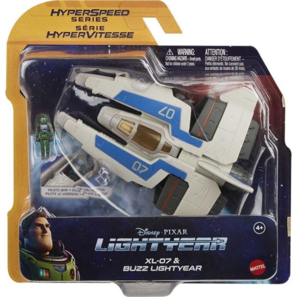 disney pixar lightyear hyperspeed series xl 07 spaceship & mini buzz lightyear