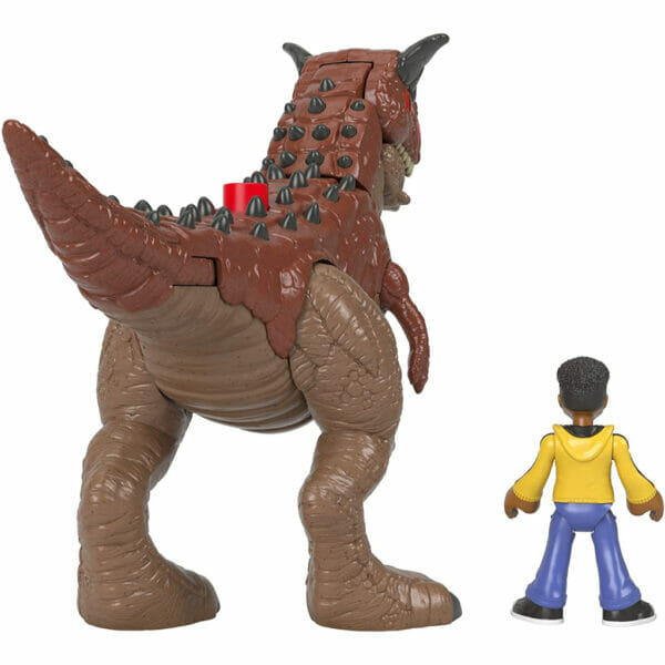 fisher price imaginext jurassic world camp cretaceous carnotaurus toro5