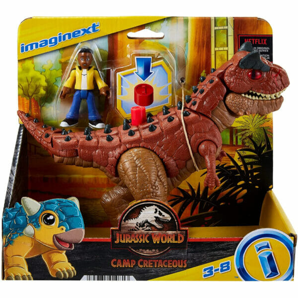 fisher price imaginext jurassic world camp cretaceous carnotaurus toro7