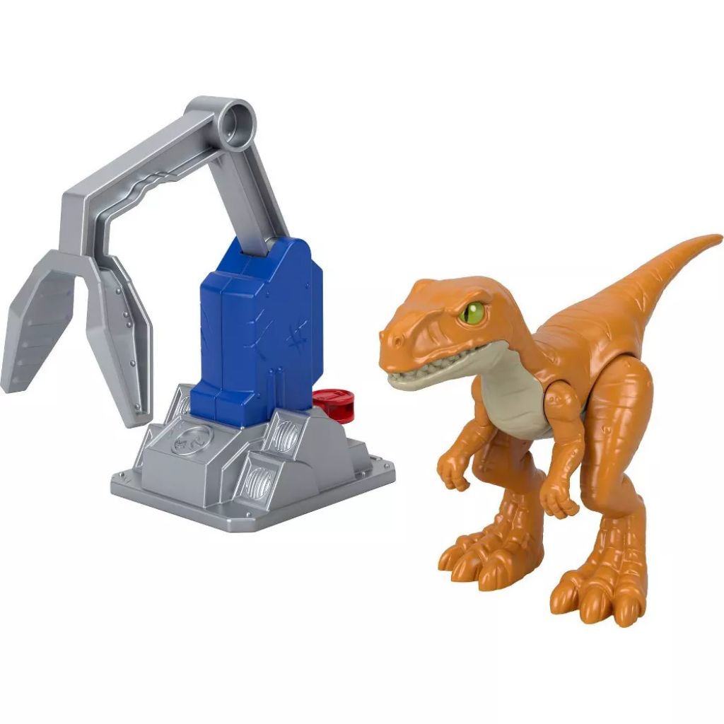 fisher price imaginext jurassic world dominion atrociraptor 'tiger' dinosaur (5)